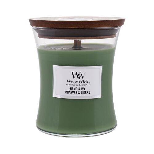 Bougie parfumée WoodWick Hemp & Ivy 275 g