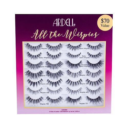 Faux cils Ardell Wispies All The Wispies 28 St. Black boîte endommagée