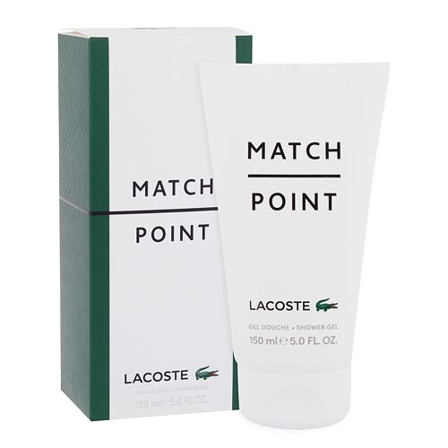 Gel douche Lacoste Match Point 150 ml boîte endommagée
