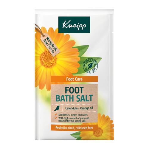 Sel de bain Kneipp Foot Care Foot Bath Salt Calendula & Orange Oil 40 g