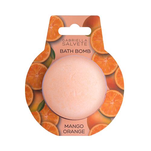 Badebombe Gabriella Salvete Bath Bomb Mango Orange 100 g Beschädigte Verpackung