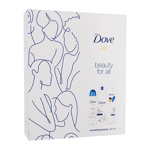 Duschgel Dove Nourishing Beauty Gift Set 250 ml Beschädigte Schachtel Sets