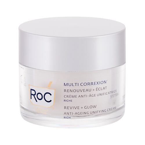 Crème de jour RoC Multi Correxion Revive + Glow Anti-Ageing Unifying Cream 50 ml boîte endommagée