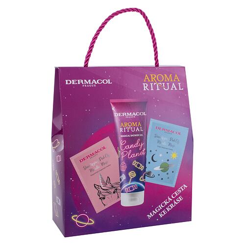 Gel douche Dermacol Aroma Ritual Candy Planet 250 ml boîte endommagée Sets