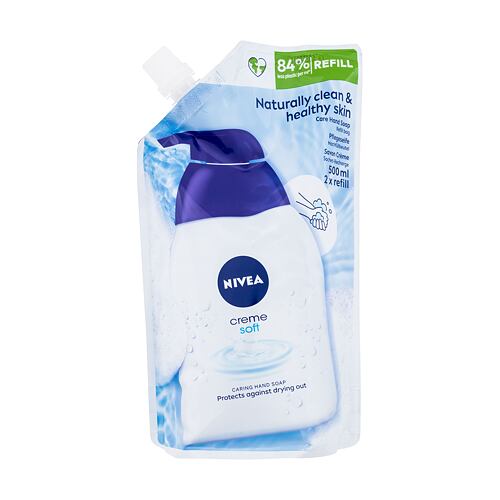 Savon liquide Nivea Creme Soft Care Soap Refill 500 ml