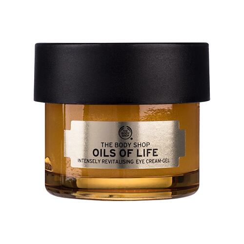 Augencreme The Body Shop Oils Of Life Intensely Revitalising Eye Cream-Gel 20 ml Beschädigte Schachtel