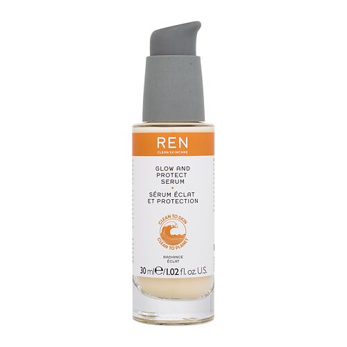 Gesichtsserum REN Clean Skincare Radiance Glow And Protect Serum 30 ml