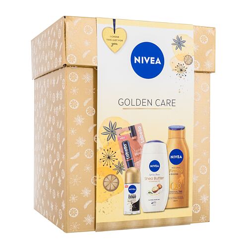Körperlotion Nivea Golden Care 400 ml Beschädigte Schachtel Sets