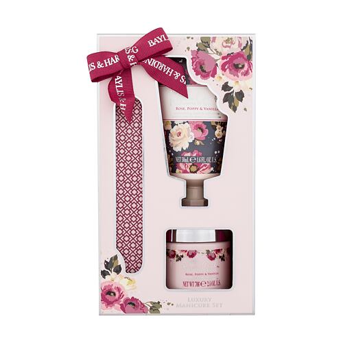Crème mains Baylis & Harding Royale Garden Luxury Manicure Set 50 ml boîte endommagée Sets
