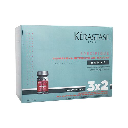 Haarserum Kérastase Spécifique Cure Anti-Chute Intensive Homme Set 10x6 ml Beschädigte Schachtel Sets