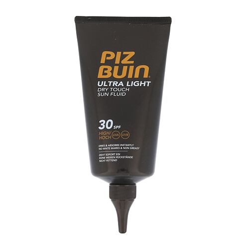Soin solaire corps PIZ BUIN Ultra Light Dry Touch Sun Fluid SPF30 150 ml boîte endommagée