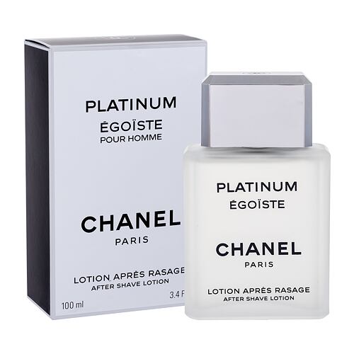 Lotion après-rasage Chanel Platinum Égoïste Pour Homme 100 ml boîte endommagée