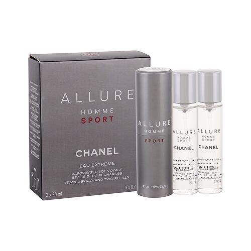 Eau de Toilette Chanel Allure Homme Sport Eau Extreme Twist and Spray 3x20 ml Beschädigte Schachtel