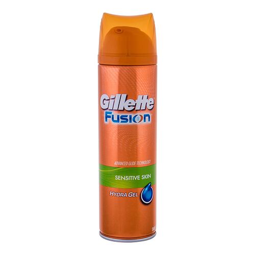 Rasiergel Gillette Fusion Hydra Gel Sensitive Skin 200 ml Beschädigtes Flakon