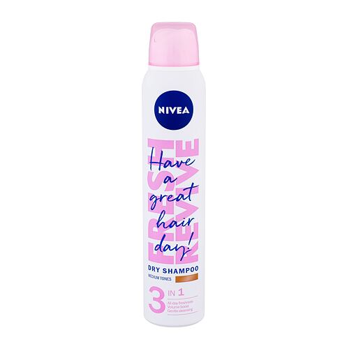 Shampooing sec Nivea Fresh & Mild Medium Hair Tones 200 ml flacon endommagé
