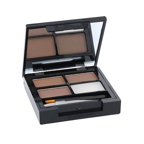 Augenbrauensets Makeup Revolution London Focus & Fix Eyebrow Shaping Kit 5,8 g Medium Dark Beschädigte Verpackung
