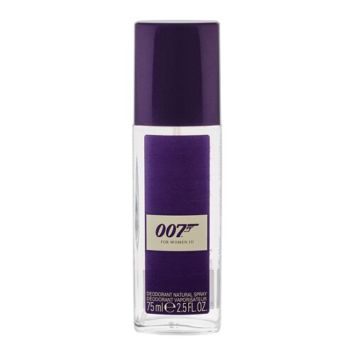 Déodorant James Bond 007 James Bond 007 For Women III 75 ml flacon endommagé