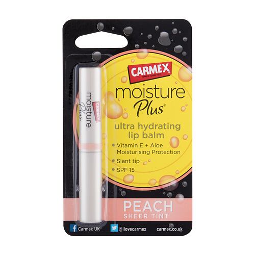 Lippenbalsam Carmex Moisture Plus SPF15 2 g Peach