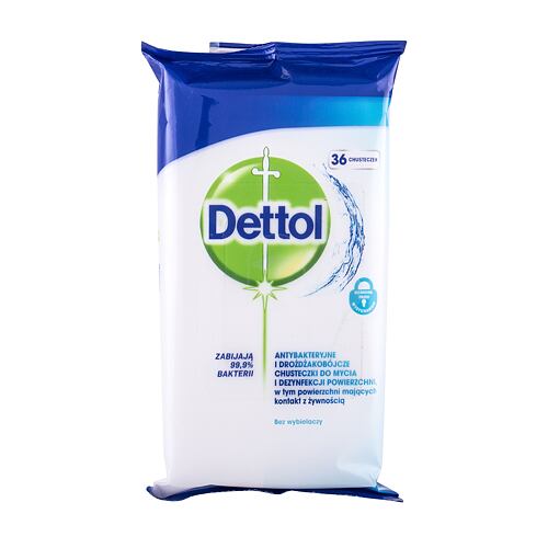 Produit antibactérien Dettol Antibacterial Cleansing Surface Wipes Original 36 St.