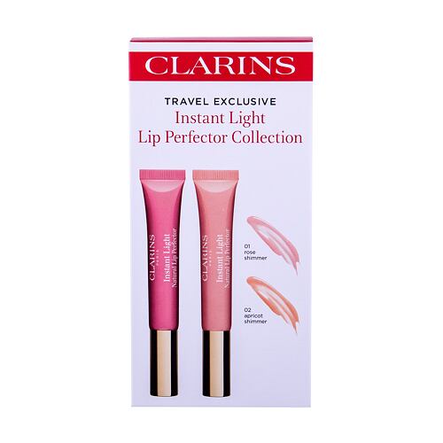 Lipgloss Clarins Instant Light Lip Perfector Collection 12 ml 01 Rose Shimmer Sets