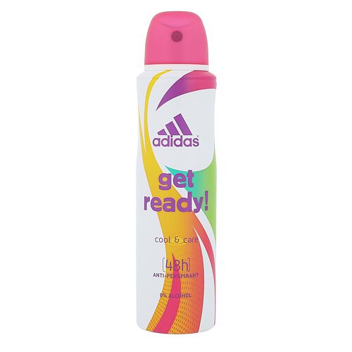 Antiperspirant Adidas Get Ready! For Her 48h 150 ml flacon endommagé