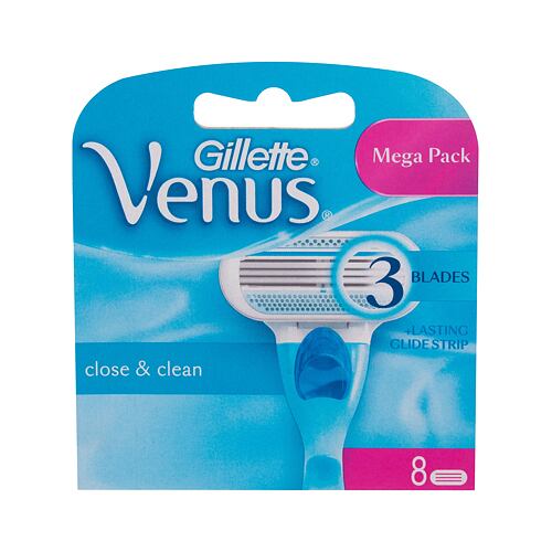 Lame de rechange Gillette Venus Close & Clean 8 St.
