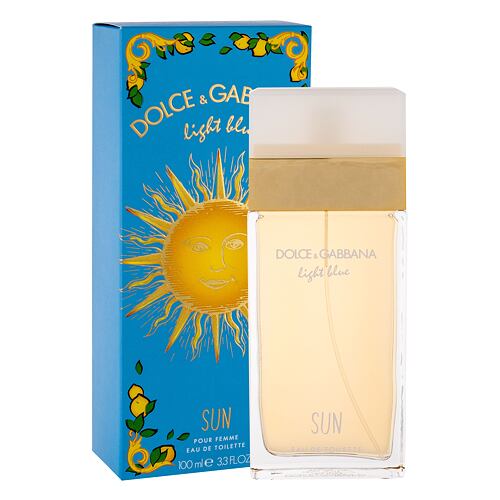 Eau de toilette Dolce&Gabbana Light Blue Sun 100 ml boîte endommagée