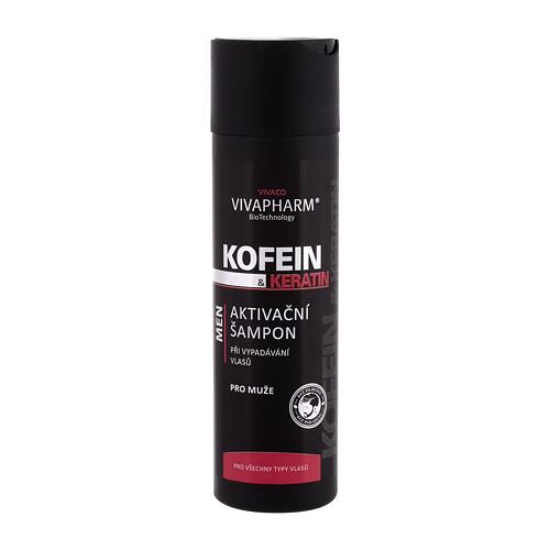 Shampoo Vivaco VivaPharm Keratin & Caffeine 200 ml