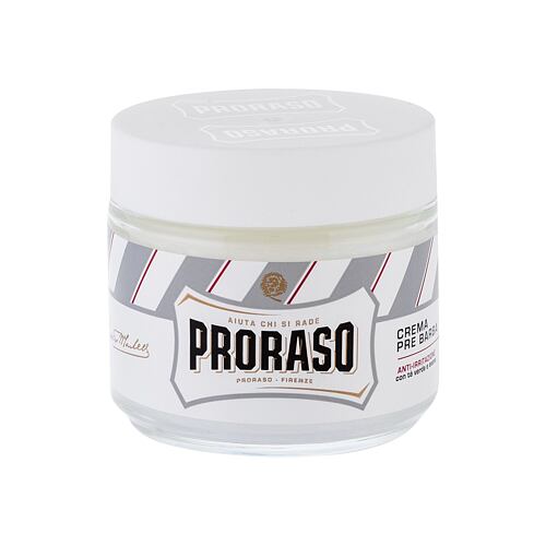 Soin avant rasage PRORASO White Pre-Shave Cream 100 ml sans boîte