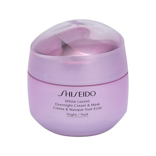 Crème de nuit Shiseido White Lucent Overnight Cream & Mask 75 ml boîte endommagée