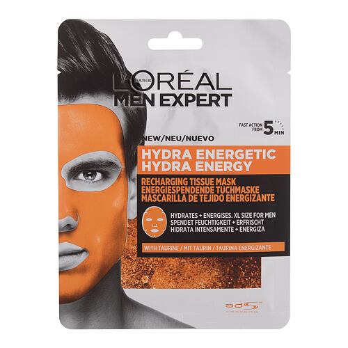 Gesichtsmaske L'Oréal Paris Men Expert Hydra Energetic 1 St.