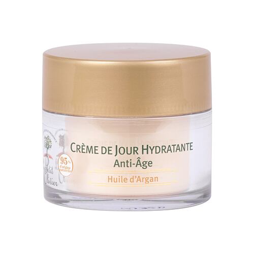 Crème de jour Le Petit Olivier Argan Oil Moisturizing Day Cream Anti-Aging 50 ml boîte endommagée