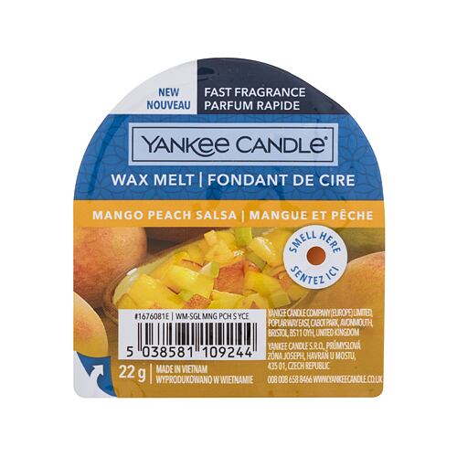 Fondant de cire Yankee Candle Mango Peach Salsa 22 g