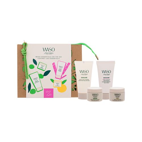 Crème de jour Shiseido Waso Essentials On The Go 15 ml Sets