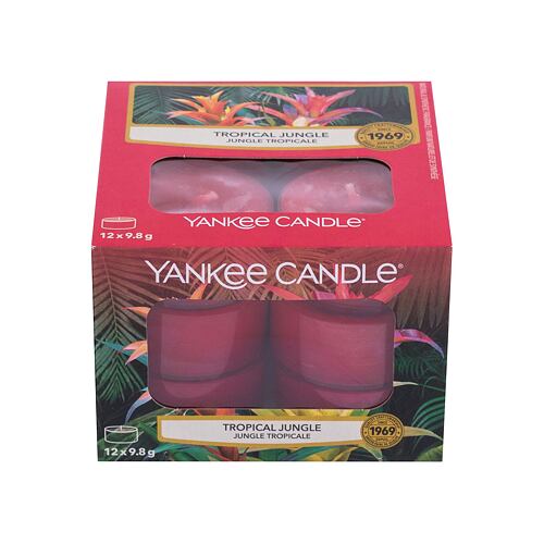 Bougie parfumée Yankee Candle Tropical Jungle 117,6 g boîte endommagée