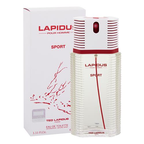 Eau de toilette Ted Lapidus Lapidus Pour Homme Sport 100 ml boîte endommagée