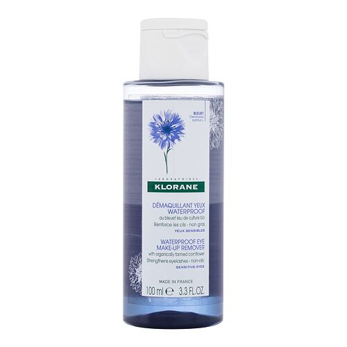 Augen-Make-up-Entferner Klorane Cornflower Waterproof 100 ml