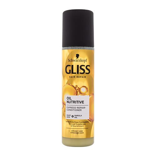  Après-shampooing Schwarzkopf Gliss Oil Nutritive Express-Repair-Conditioner 200 ml
