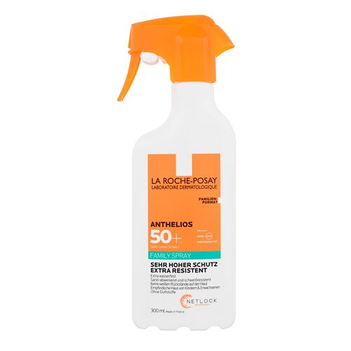 Soin solaire corps La Roche-Posay Anthelios  Family Spray SPF50+ 300 ml