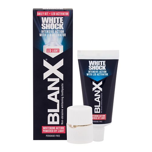 Dentifrice BlanX White Shock Intensive Action 50 ml boîte endommagée Sets