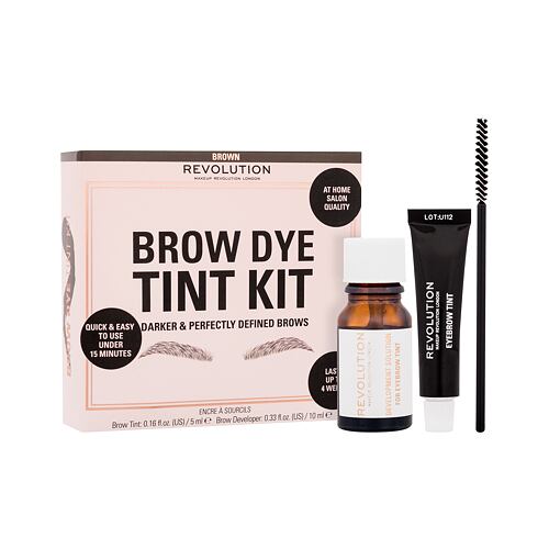 Augenbrauenfarbe Makeup Revolution London Brow Dye Tint Kit 5 ml Brown