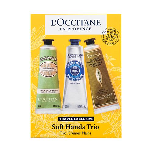 Handcreme  L'Occitane Soft Hands Trio 30 ml Sets