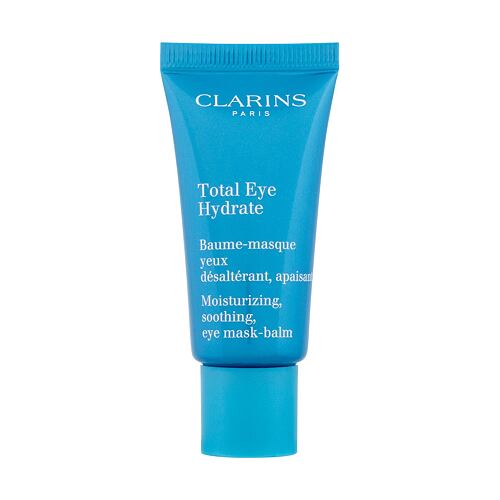 Masque yeux Clarins Total Eye Hydrate Moisturizing, Soothing, Eye Mask-Balm 20 ml boîte endommagée