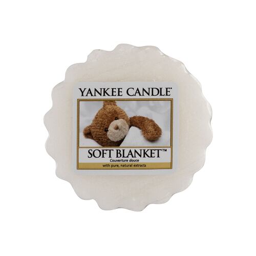 Fondant de cire Yankee Candle Soft Blanket 22 g emballage endommagé