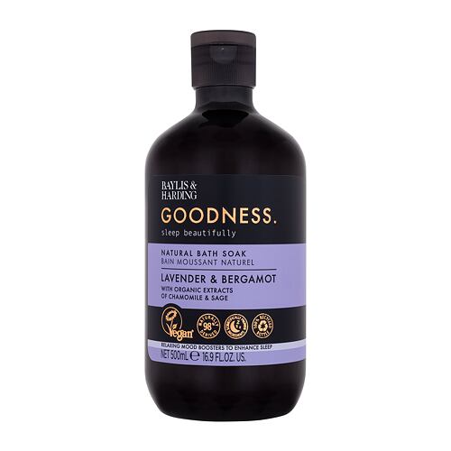 Bain moussant Baylis & Harding Goodness Sleep Lavender & Bergamot Natural Bath Soak 500 ml