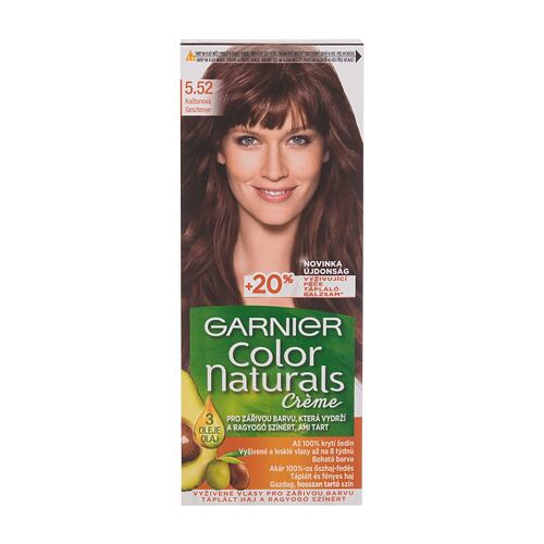 Coloration cheveux Garnier Color Naturals Créme 40 ml 5,52 Chestnut boîte endommagée