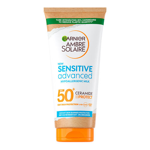 Soin solaire corps Garnier Ambre Solaire Sensitive Advanced Hypoallergenic Milk SPF50+ 175 ml