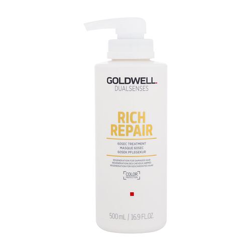 Masque cheveux Goldwell Dualsenses Rich Repair 60sec Treatment 500 ml flacon endommagé