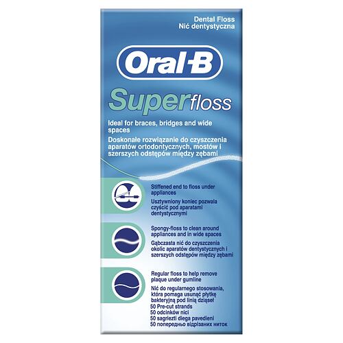Fil dentaire Oral-B Super Floss 1 St.