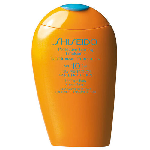 Soin solaire corps Shiseido Protective Tanning SPF10 150 ml boîte endommagée
